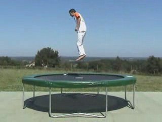 Grand trampoline de qualité