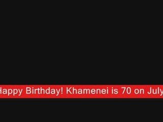 We are celebrating Khamenei's Birthday