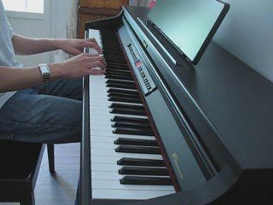 Hallelujah de Jeff Buckley au piano