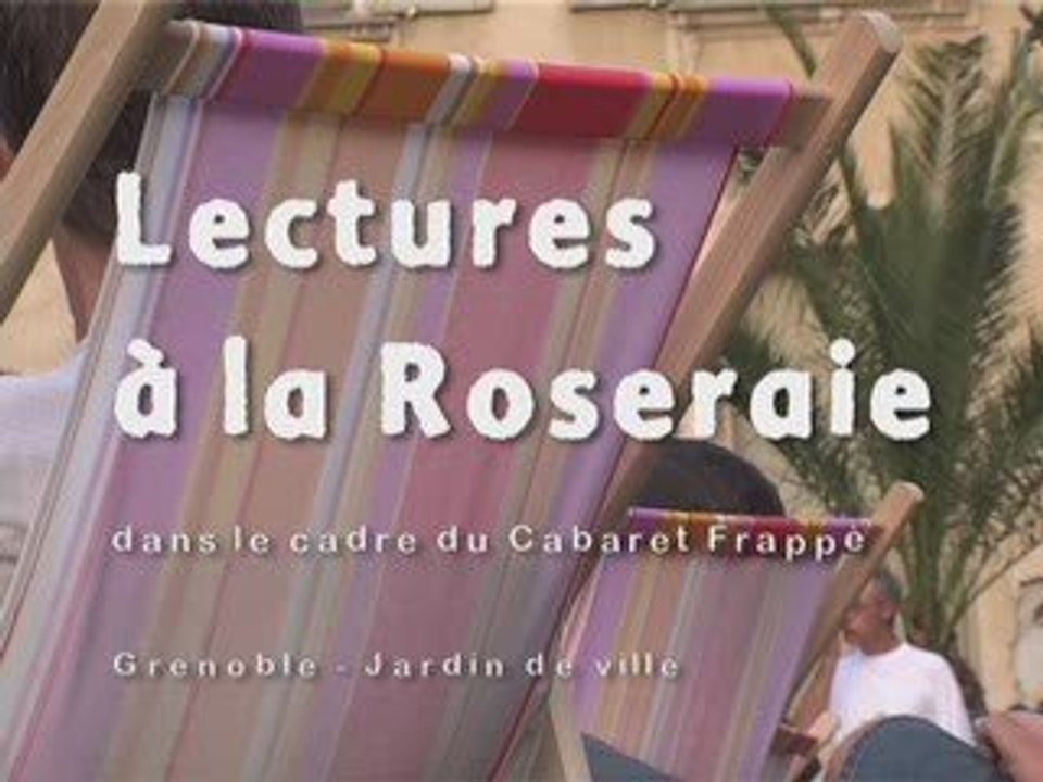 Lectures à la roseraie