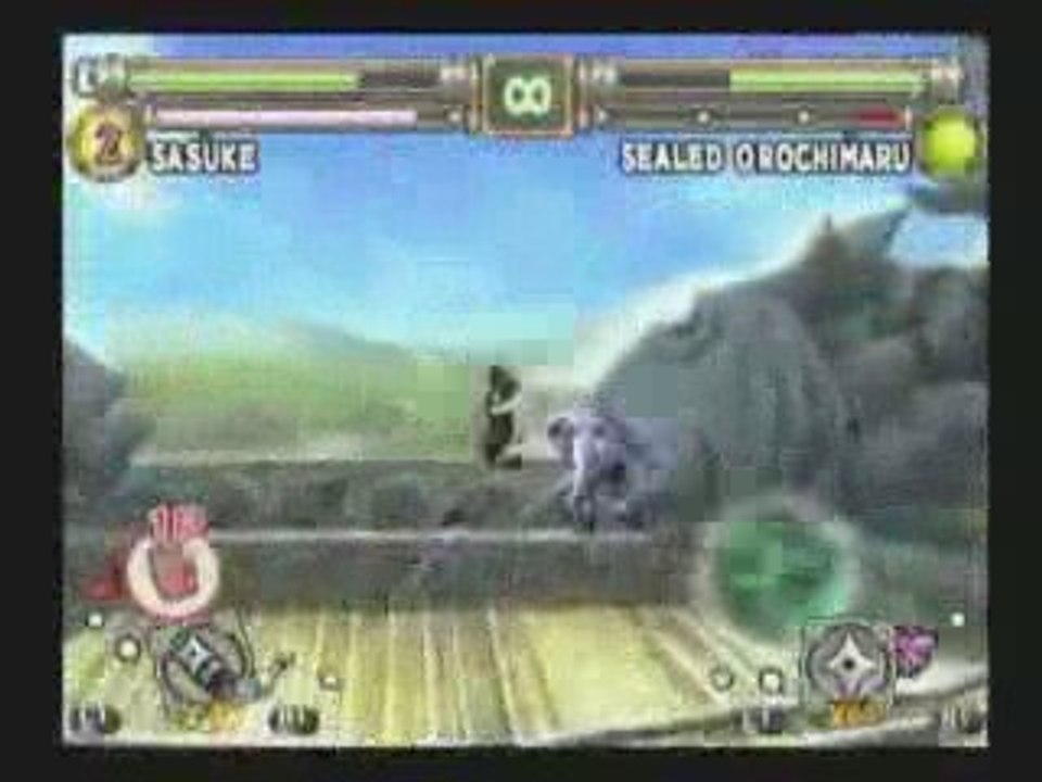 Naruto : Ultimate Ninja 2 - Sasuke VS Orochimaru