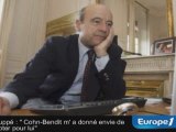 Européennes : Juppé a hésité à voter Cohn-Bendit