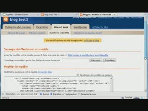 Installation du bouton share dans blogger 2e méthode