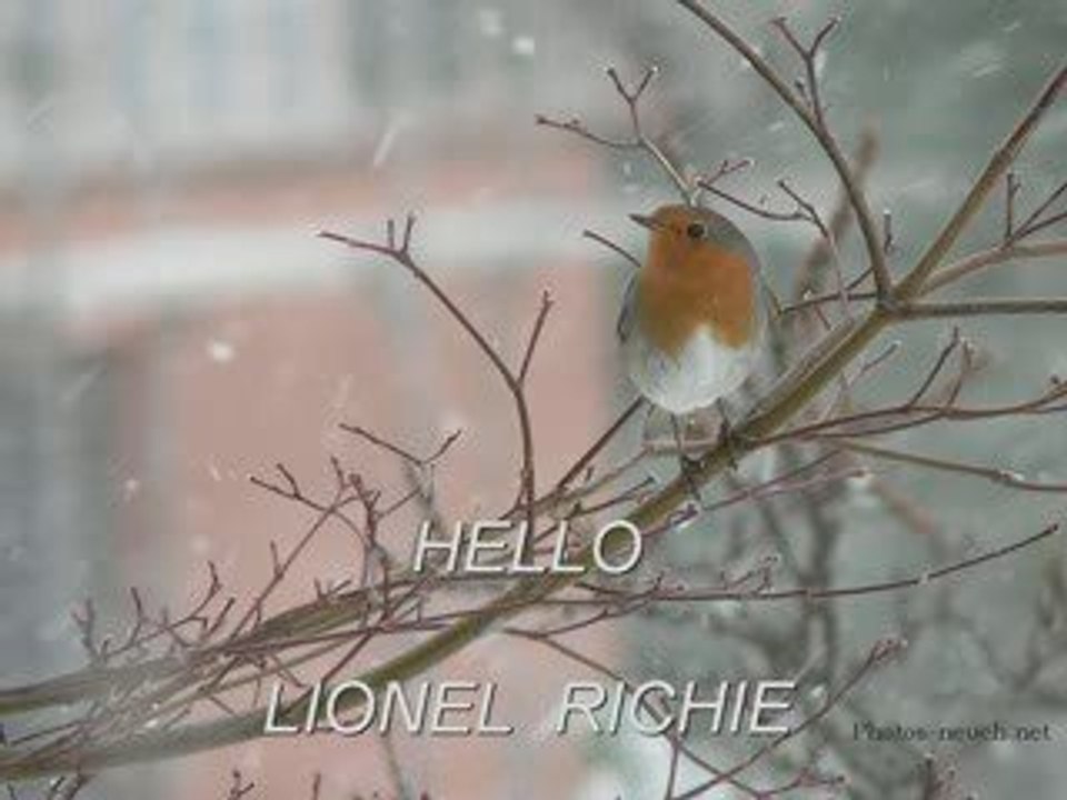 HELLO -   Lionel  RICHIE cover