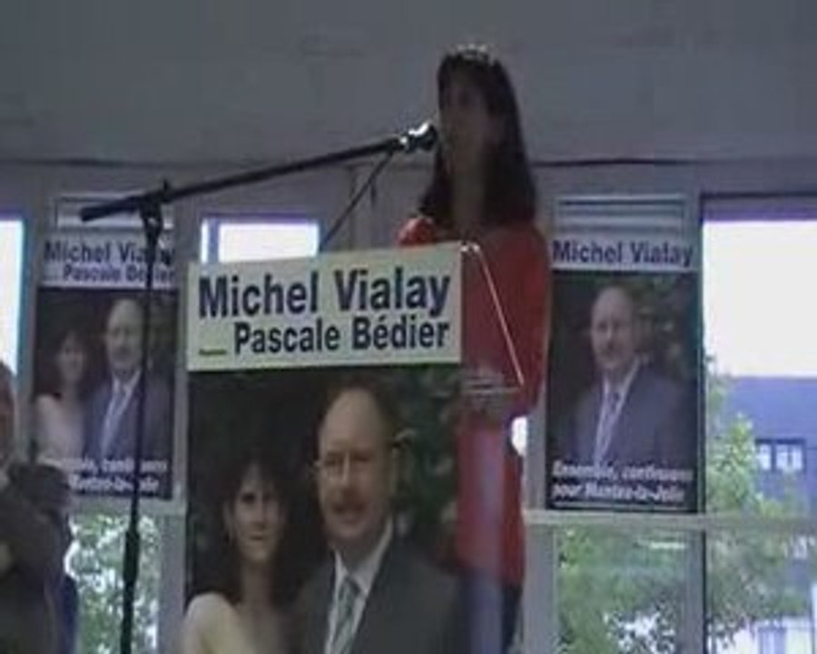 Pascale Bédier, suppléante de Michel Vialay à l'Agora