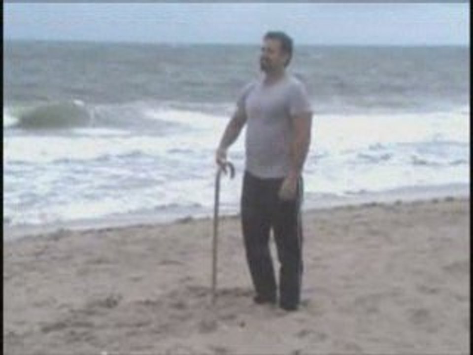 Senior Cane Master Joe Robaina Training on the Beach