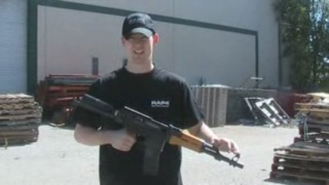 RAP4 T68 Sniper Paintball Gun Demo and Test taking out ta