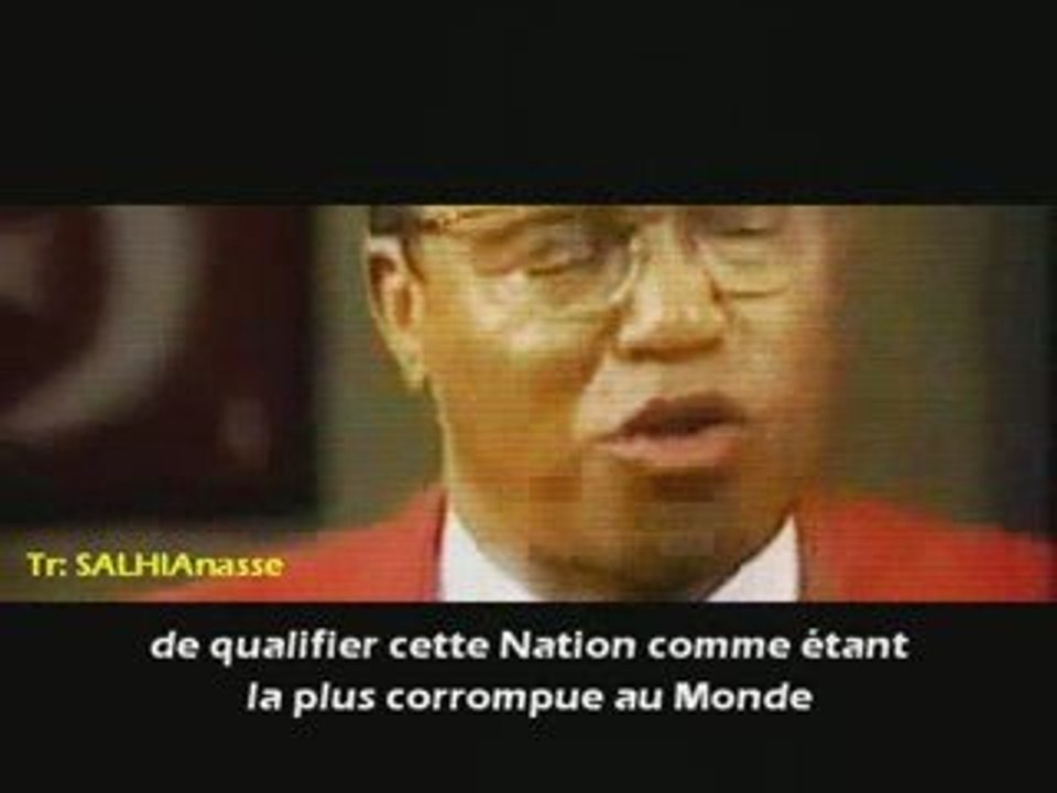 UNE CLAQUE EN DIRECT PAR FARRAKHAN !!!