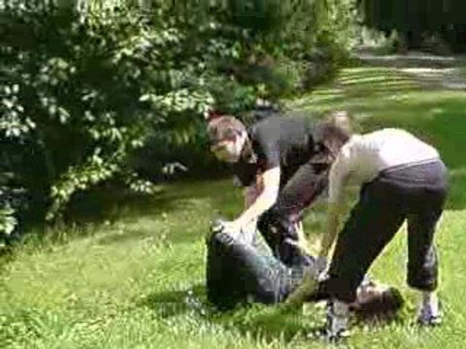 Aller tous à l'eau, fin surtout Sandra xD