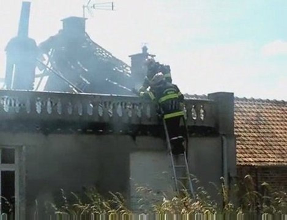 Tortequesne-feu d'habitation