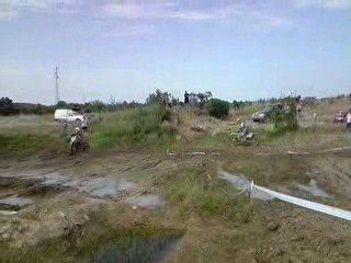 Enduro bourbier première banderolée au domaine de sebens