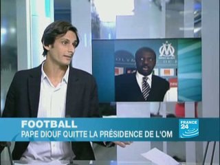 Pape Diouf quitte la présidence de l'OM