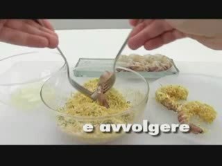 Scampi rosa saltati alla noce di cocco