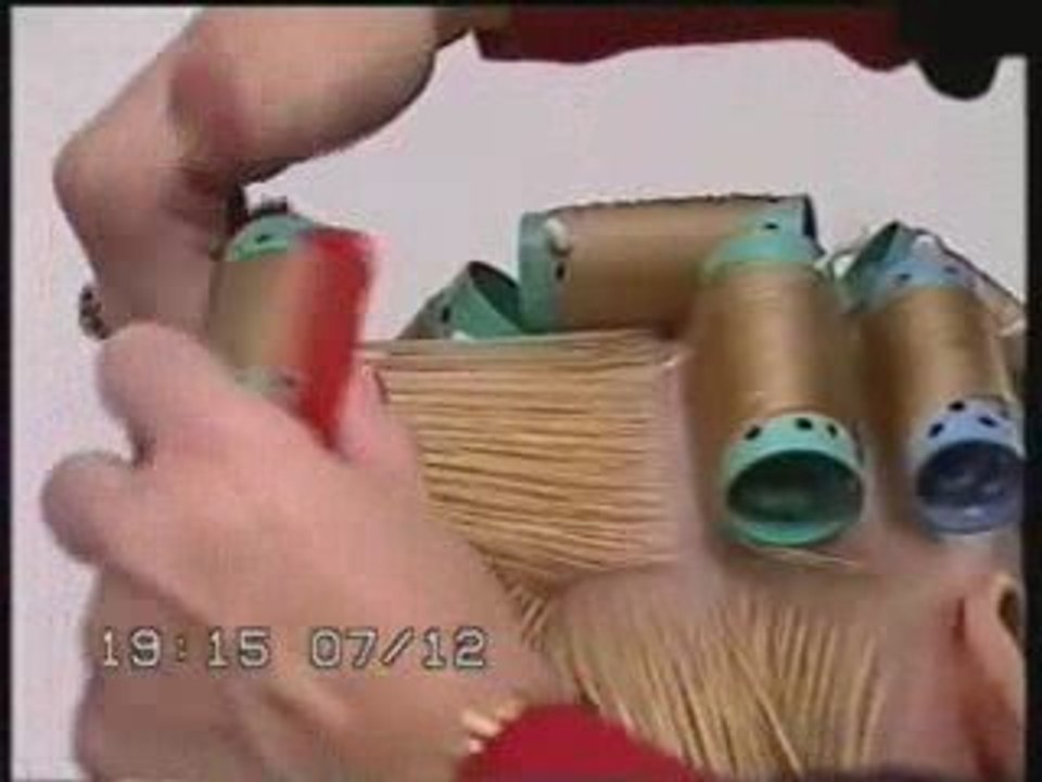 Rollerset blonde