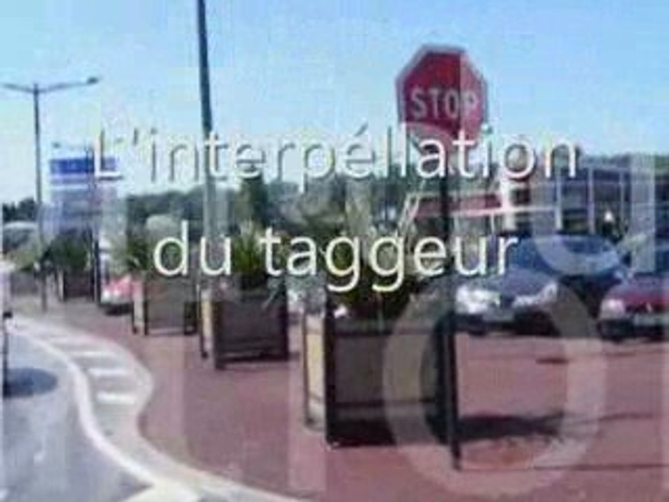 Exclusif ! interpéllation d'un taggeur