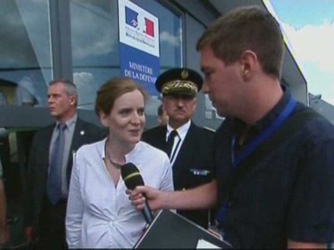Mme Nathalie Kosciusko-Morizet visite l'espace Défense