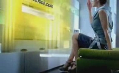 Alexandra Daddario in the YellowBook ad "Breakup"