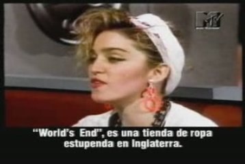 Madonna Interview: MTV's Madonna Bla Bla Bla (Part 1/3)