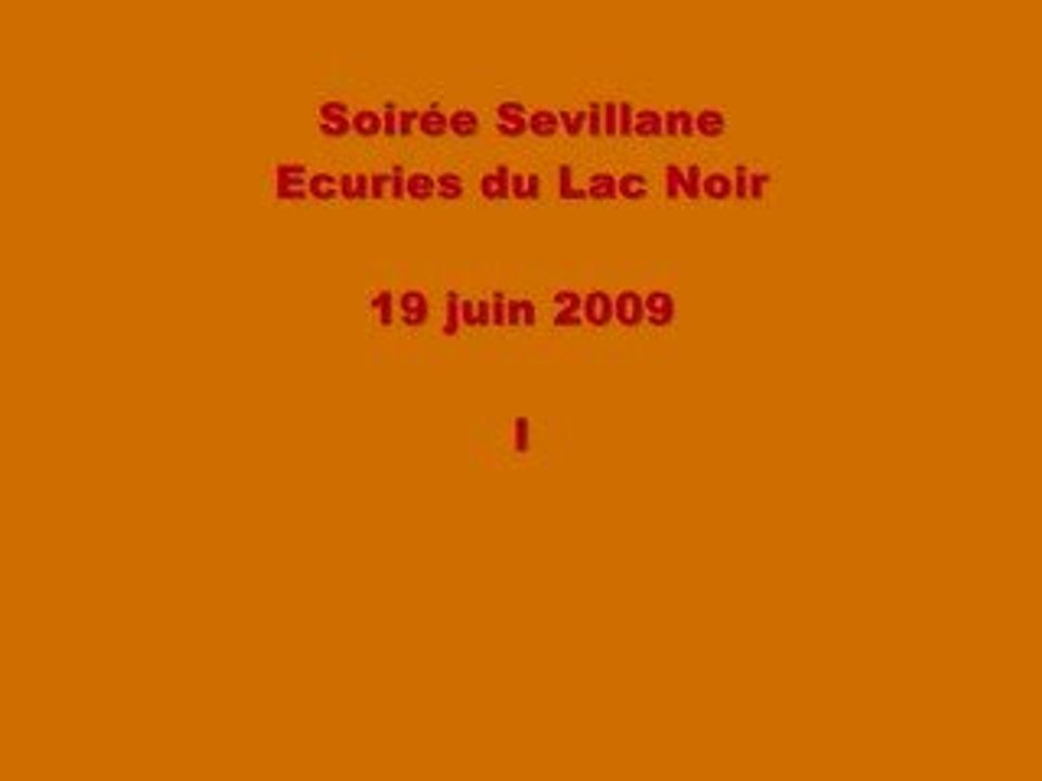 Soirée Sevillane - Ecuries du Lac Noir - 19 juin 2009  - I