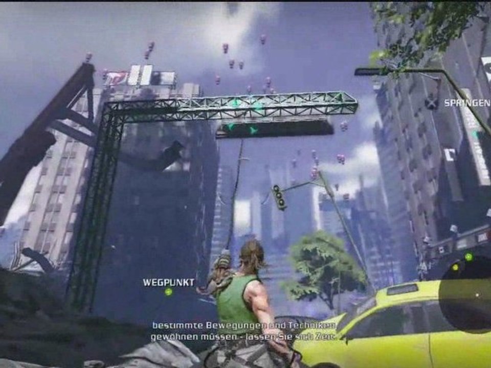 Bionic commando klettern und springen