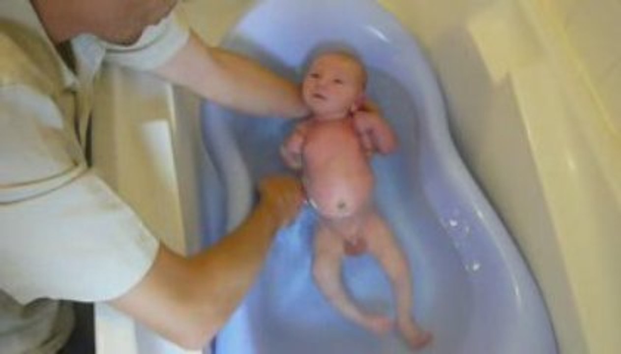 dans le bain