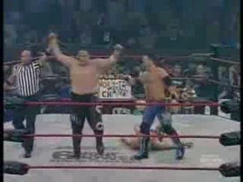 TNA Samoa Joe & AJ styles vs Foley, Sting, Jarrett & Angle 2