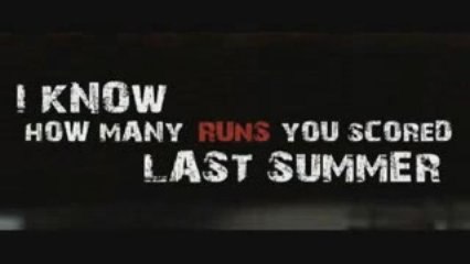 I Know How Many Runs You Scored Last Summer - Trailer
