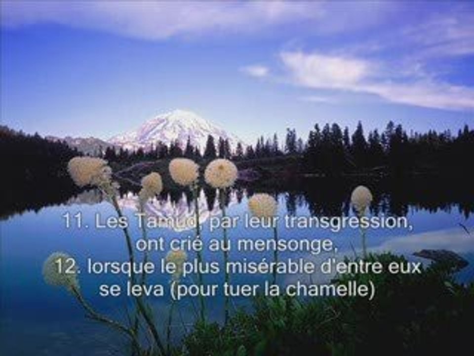 Sourate 91. Le soleil Ach-Chams sous titrée en français