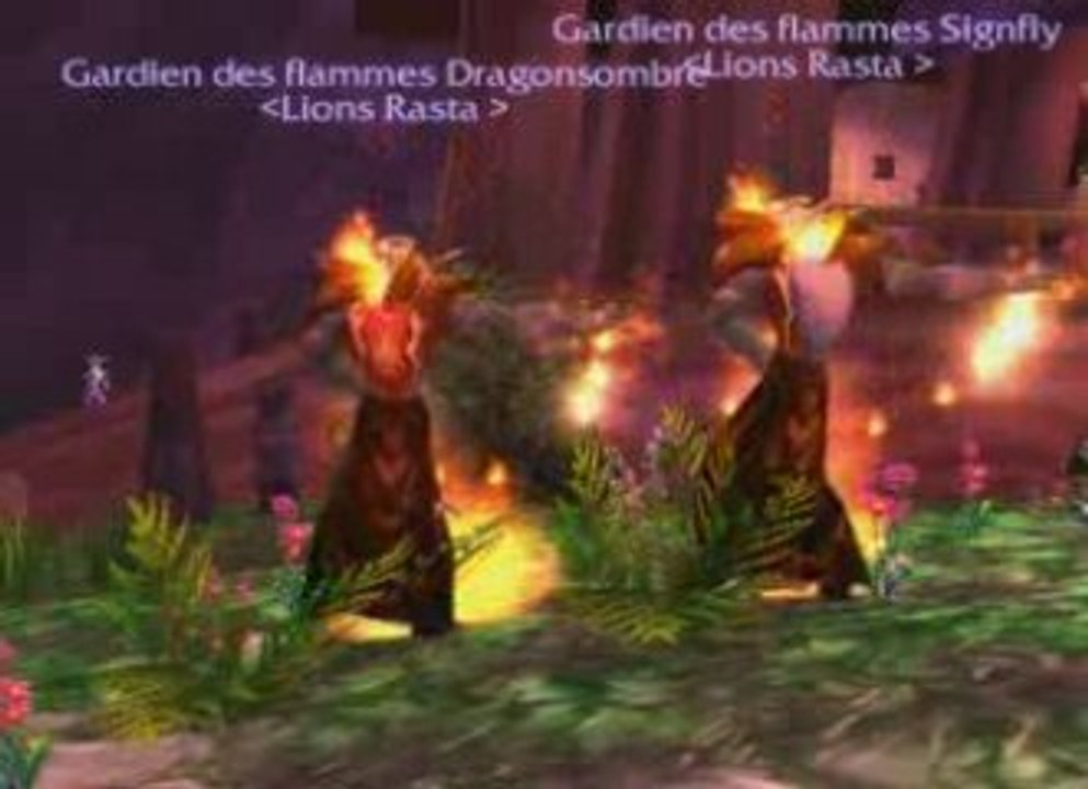 Danse de merde d'elf en feu !