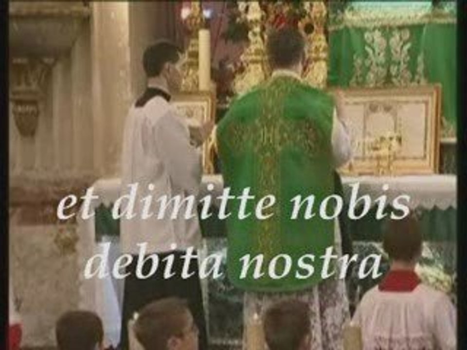 Notre Père en Latin