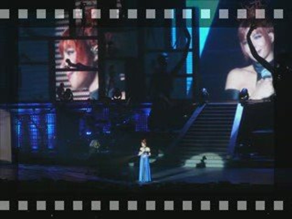 Montage photo Mylène Farmer en concert Douai 2009