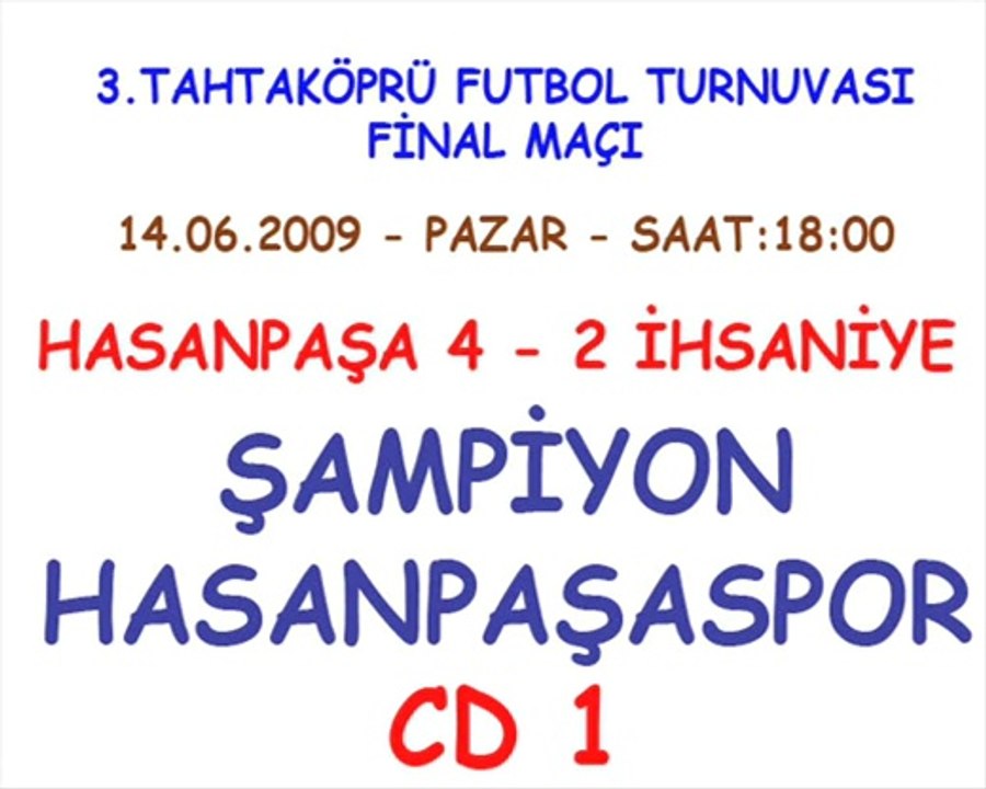 Ozet : Hasanpasa 4 - 2 İhsaniye