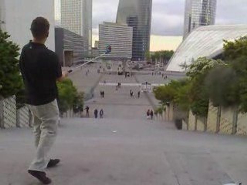 Préparation de la rencontre de Street-Golf à Paris La Défens