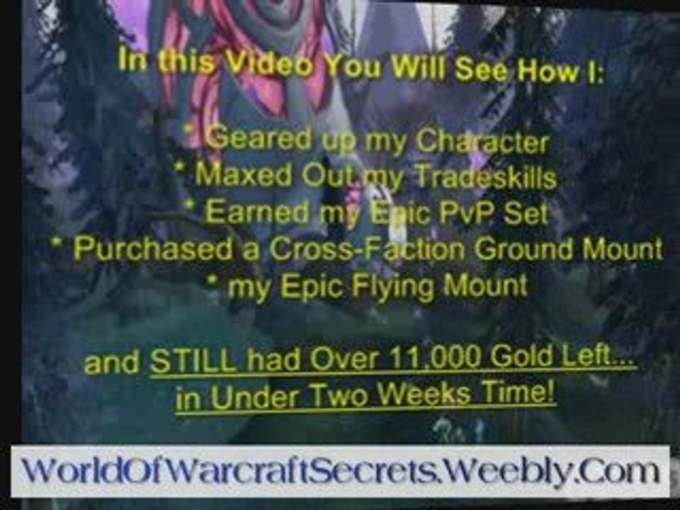 Gold Guide for Farming in Wow Warcraft LEARN