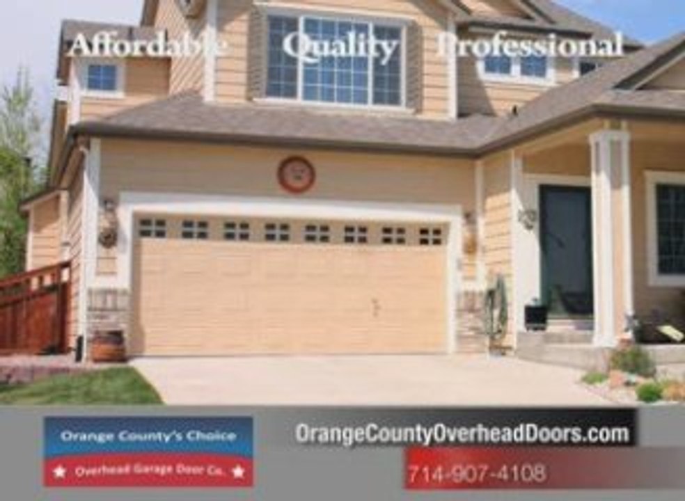 Orange County Overhead Garage Door Service and Repair