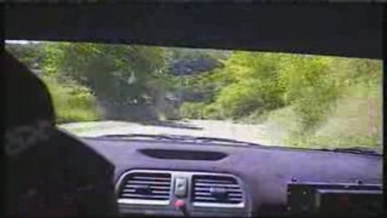 caméra embarquée rallye Limousin 2009 paternot / vilmot