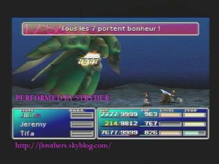 Final Fantasy VII superplay Arme emeraude battue en 4min51