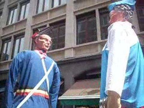 parade de géants à Bruxelles le 20/06/09
