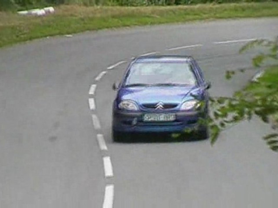 Course de cote de Courpière 2009 - passage Emilien