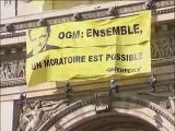 Greenpeace sur l'Arc de Triomphe