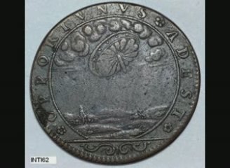 ovni sur une ancienne pièce