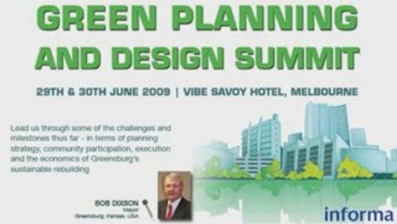 Informa Interview - Bob Dixson on green infrastructure