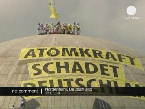 Manifestation Greenpeace anti-nucléaire