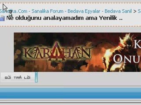 Sanalika Forum Konulara Resim Koyma