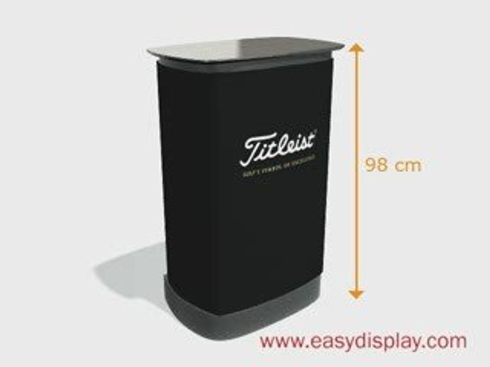 anziehende Transportbox als Theke nutzbar