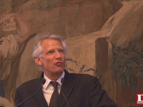Roland Ries (PS) et Dominique de Villepin (UMP)