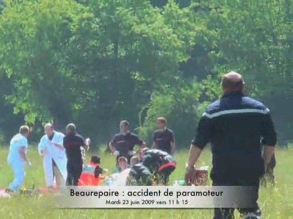 Crash paramoteur