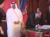 Bertrand Delanoë reçoit l'émir du Qatar