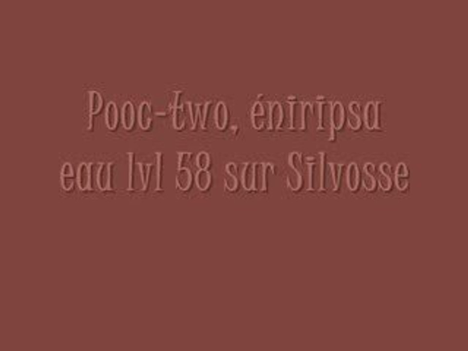 Pooc-two - Eni eau - Silvosse