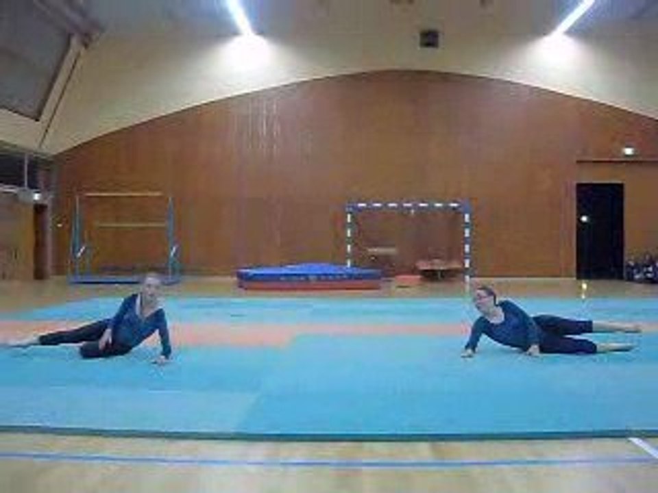 les écureils spectacle de gymnastique Lisa et Adélaïde